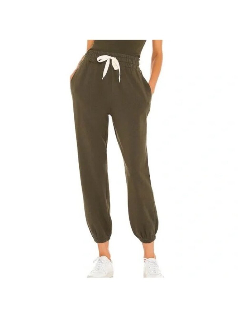 Mother Move It The Knot Out Ankle Track Pants Sweatpants Green pants sz M NWOT
